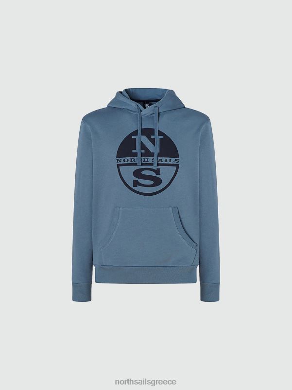 γρ North Sails άνδρες κουκούλα με λογότυπο μπλε της Κίνας NZP8786 είδη ένδυσης