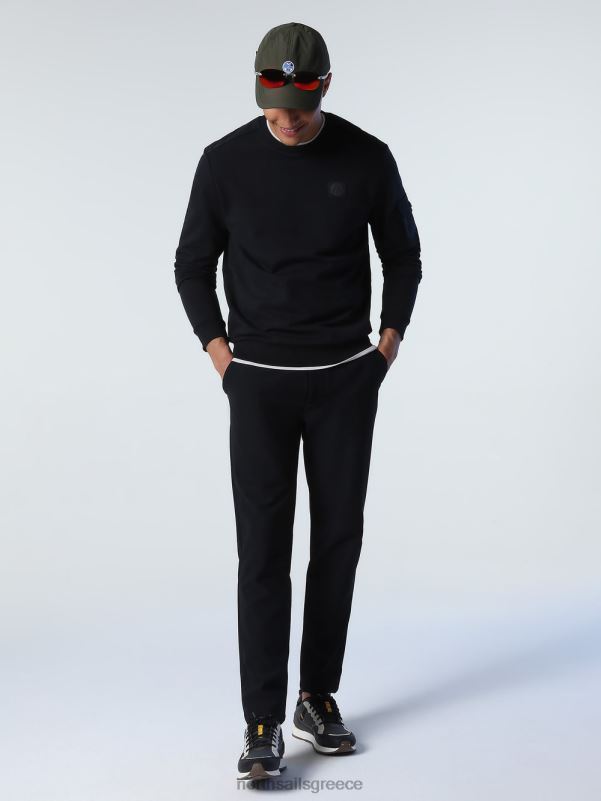 γρ North Sails άνδρες φούτερ με τσέπη μαύρος NZP8915 είδη ένδυσης