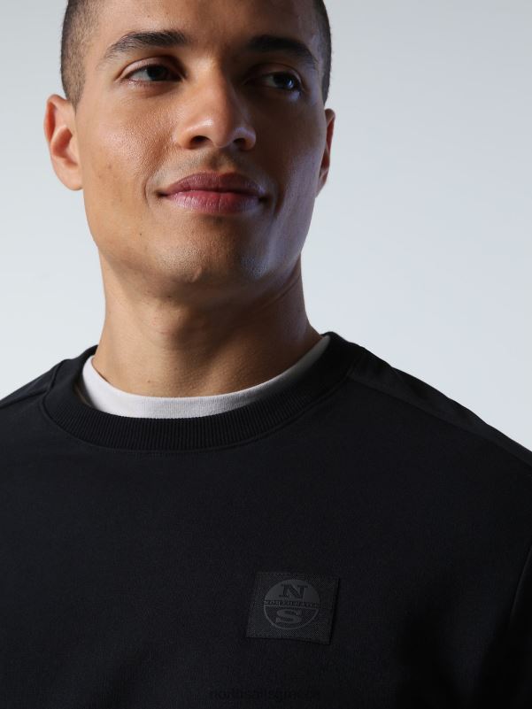 γρ North Sails άνδρες φούτερ με τσέπη μαύρος NZP8915 είδη ένδυσης