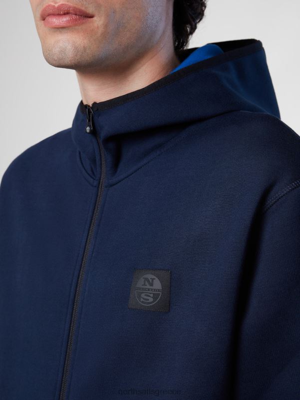 γρ North Sails άνδρες Scuba fleece hoodie ναυτικό μπλε NZP8275 είδη ένδυσης