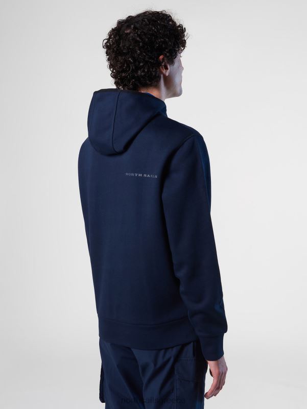 γρ North Sails άνδρες Scuba fleece hoodie ναυτικό μπλε NZP8275 είδη ένδυσης
