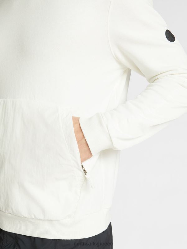 γρ North Sails άνδρες φούτερ με τσέπες blanc NZP81188 είδη ένδυσης