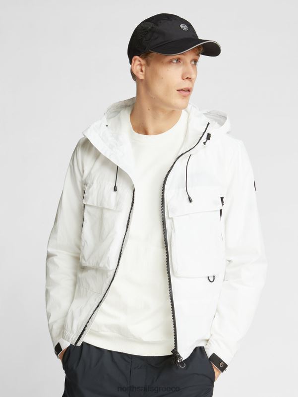 γρ North Sails άνδρες φούτερ με τσέπες blanc NZP81188 είδη ένδυσης