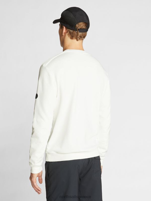 γρ North Sails άνδρες φούτερ με τσέπες blanc NZP81188 είδη ένδυσης