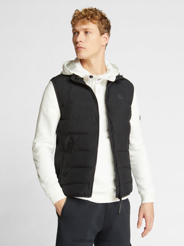 γρ North Sails άνδρες φούτερ με κουκούλα blanc NZP81243 είδη ένδυσης