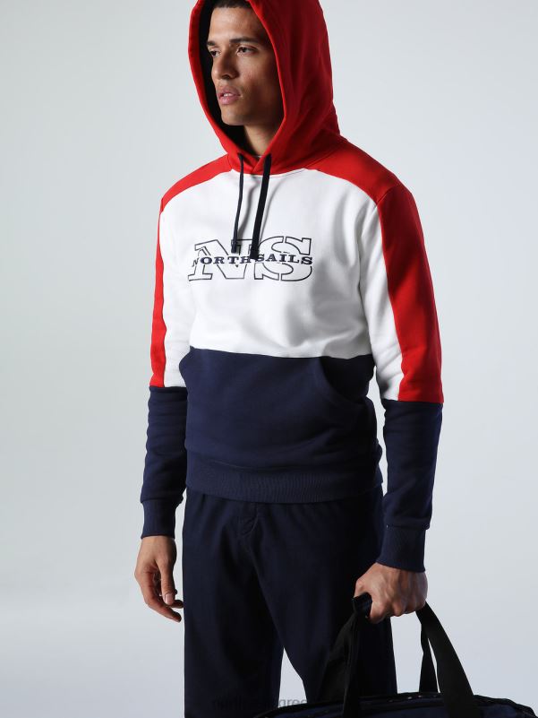 γρ North Sails άνδρες colour-block φούτερ σύνθετο 2 NZP8946 είδη ένδυσης