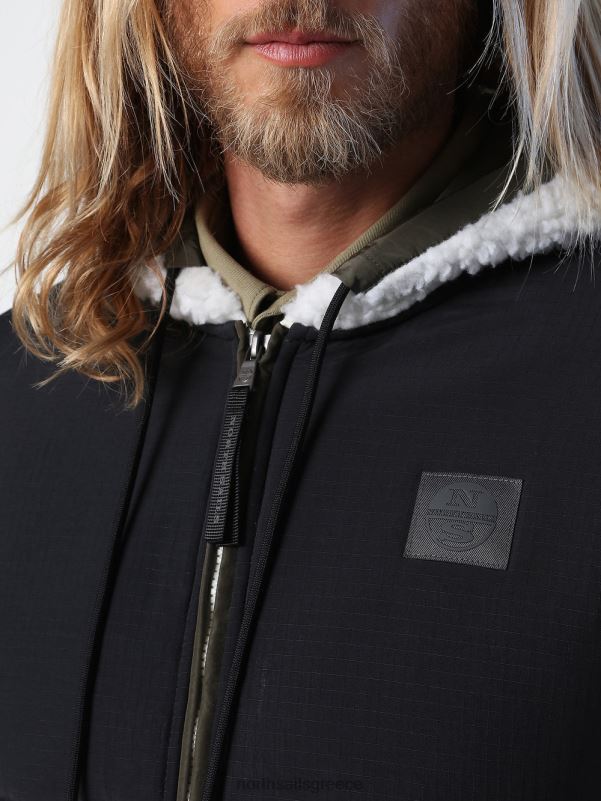 γρ North Sails άνδρες ανακυκλωμένο φλις φούτερ marshmallow NZP81017 είδη ένδυσης