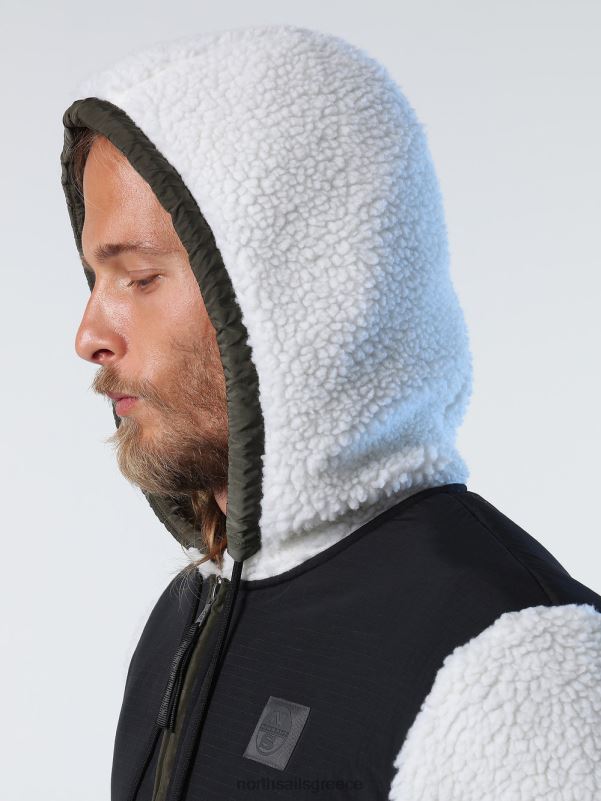 γρ North Sails άνδρες ανακυκλωμένο φλις φούτερ marshmallow NZP81017 είδη ένδυσης