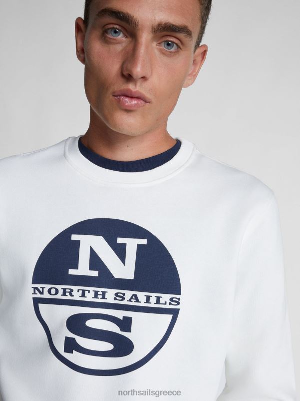 γρ North Sails άνδρες βιολογικό φλις φούτερ marshmallow NZP81322 είδη ένδυσης