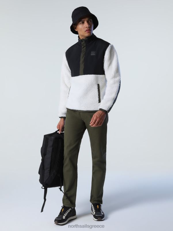 γρ North Sails άνδρες ανακυκλωμένο φλις φούτερ marshmallow NZP8916 είδη ένδυσης