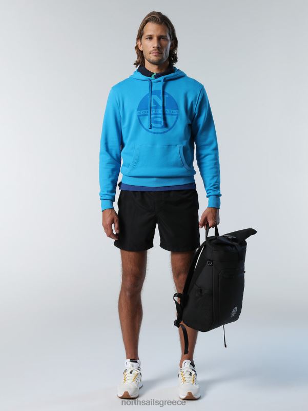 γρ North Sails άνδρες Φούτερ με λογότυπο maxi τουρκουάζ NZP8300 είδη ένδυσης