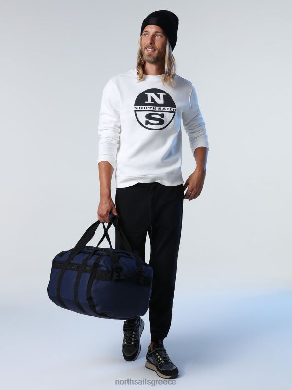 γρ North Sails άνδρες φούτερ με λογότυπο maxi marshmallow NZP8948 είδη ένδυσης