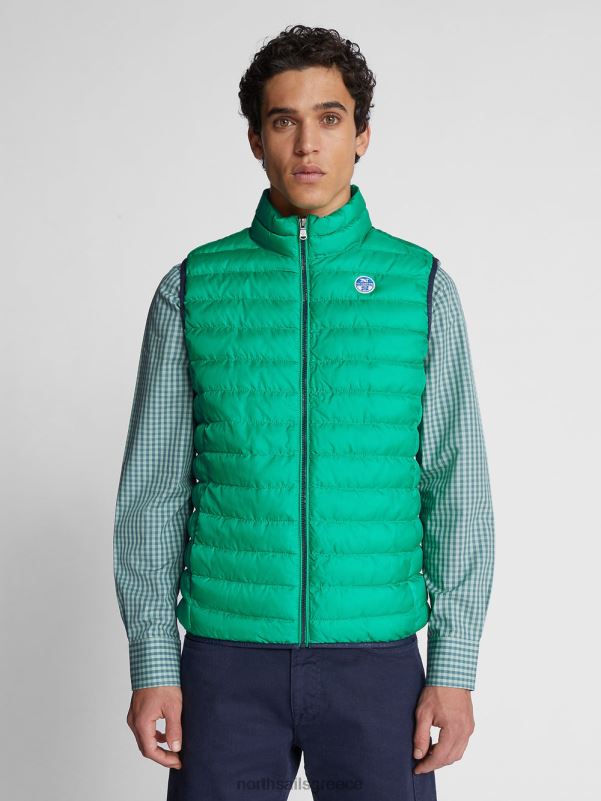 γρ North Sails άνδρες γιλέκο κροζέ σμαράγδι NZP81153 είδη ένδυσης