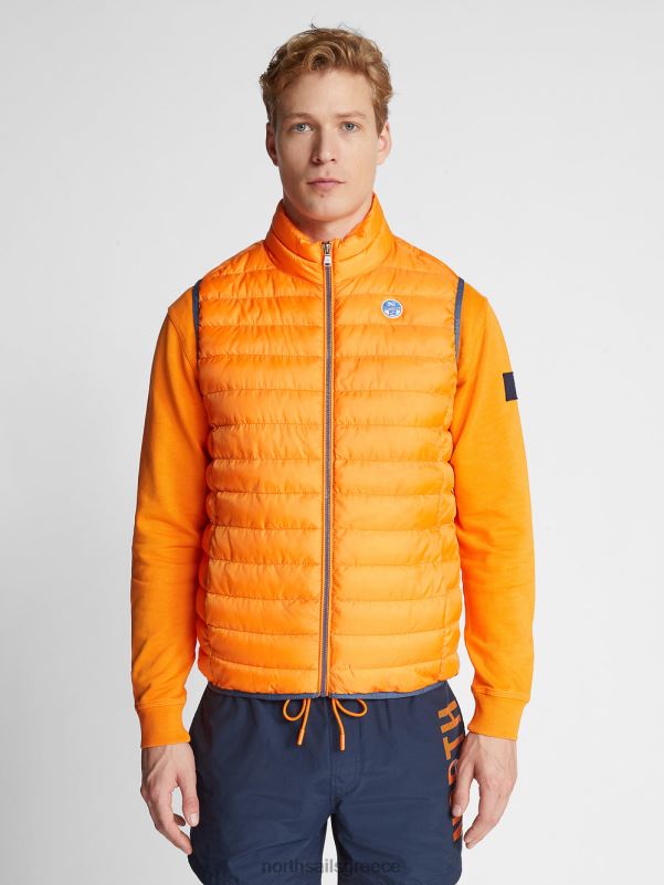 γρ North Sails άνδρες γιλέκο κροζέ ζωντανό πορτοκαλί NZP81155 είδη ένδυσης