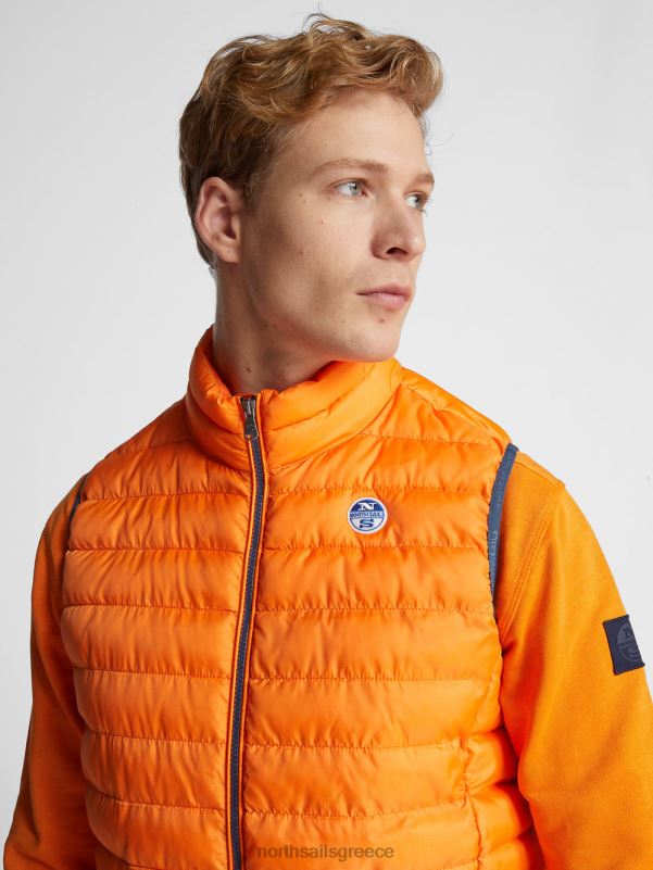 γρ North Sails άνδρες γιλέκο κροζέ ζωντανό πορτοκαλί NZP81155 είδη ένδυσης