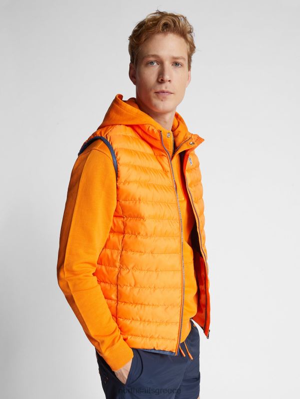 γρ North Sails άνδρες γιλέκο κροζέ ζωντανό πορτοκαλί NZP81155 είδη ένδυσης