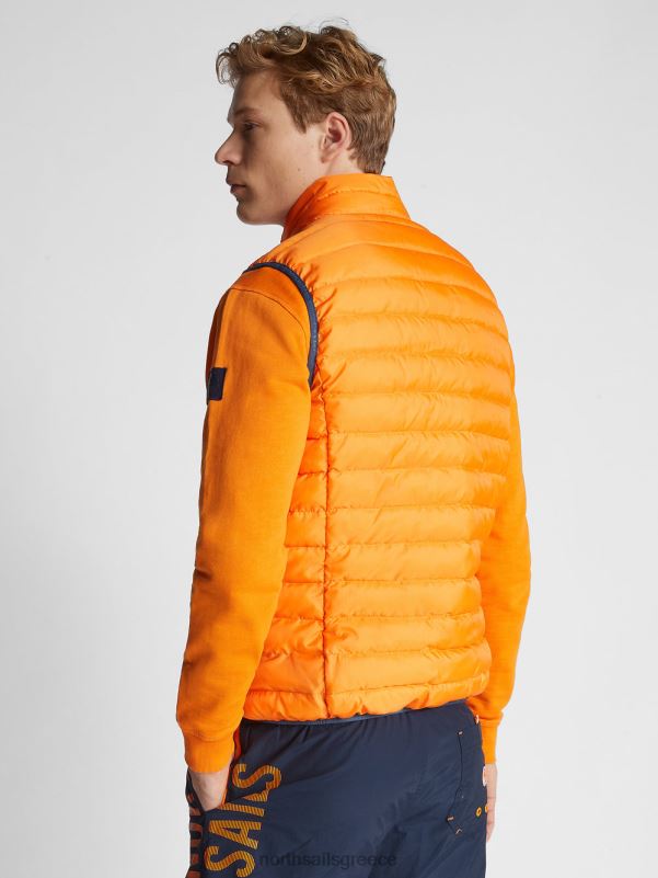 γρ North Sails άνδρες γιλέκο κροζέ ζωντανό πορτοκαλί NZP81155 είδη ένδυσης