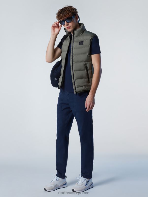 γρ North Sails άνδρες γιλέκο χρησιμότητας στρατιωτικό πράσινο NZP825 είδη ένδυσης