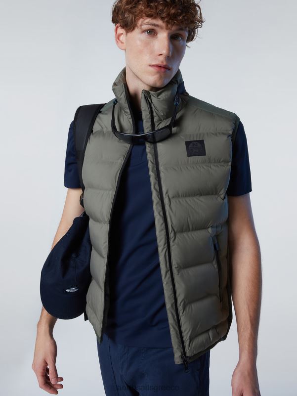 γρ North Sails άνδρες γιλέκο χρησιμότητας στρατιωτικό πράσινο NZP825 είδη ένδυσης