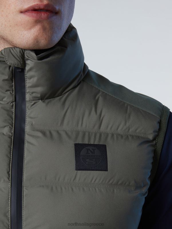 γρ North Sails άνδρες γιλέκο χρησιμότητας στρατιωτικό πράσινο NZP825 είδη ένδυσης