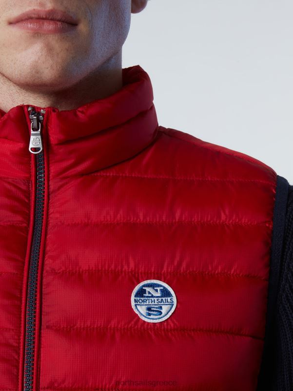 γρ North Sails άνδρες γιλέκο κροζέ το κόκκινο NZP841 είδη ένδυσης