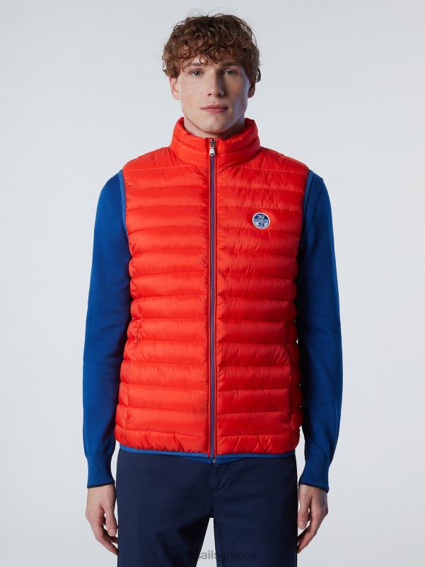 γρ North Sails άνδρες γιλέκο κροζέ έντονο πορτοκαλί NZP843 είδη ένδυσης