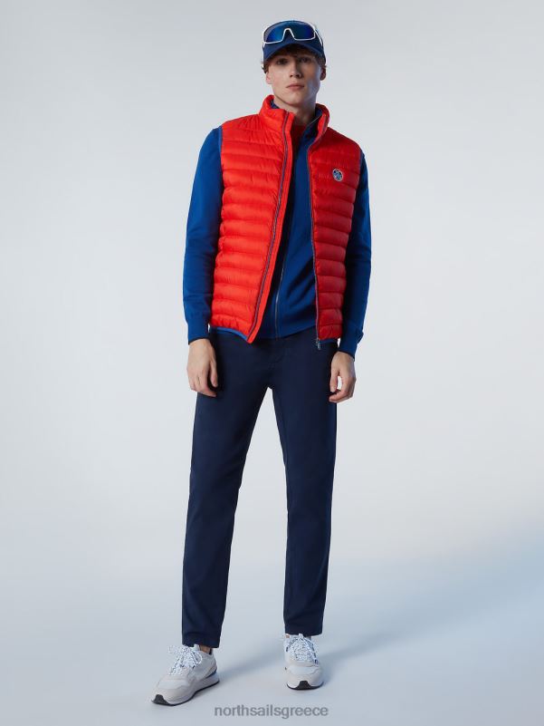 γρ North Sails άνδρες γιλέκο κροζέ έντονο πορτοκαλί NZP843 είδη ένδυσης