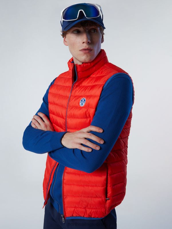 γρ North Sails άνδρες γιλέκο κροζέ έντονο πορτοκαλί NZP843 είδη ένδυσης