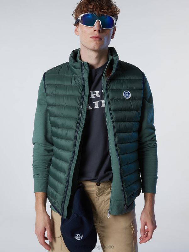 γρ North Sails άνδρες γιλέκο κροζέ στρατιωτικό πράσινο NZP847 είδη ένδυσης