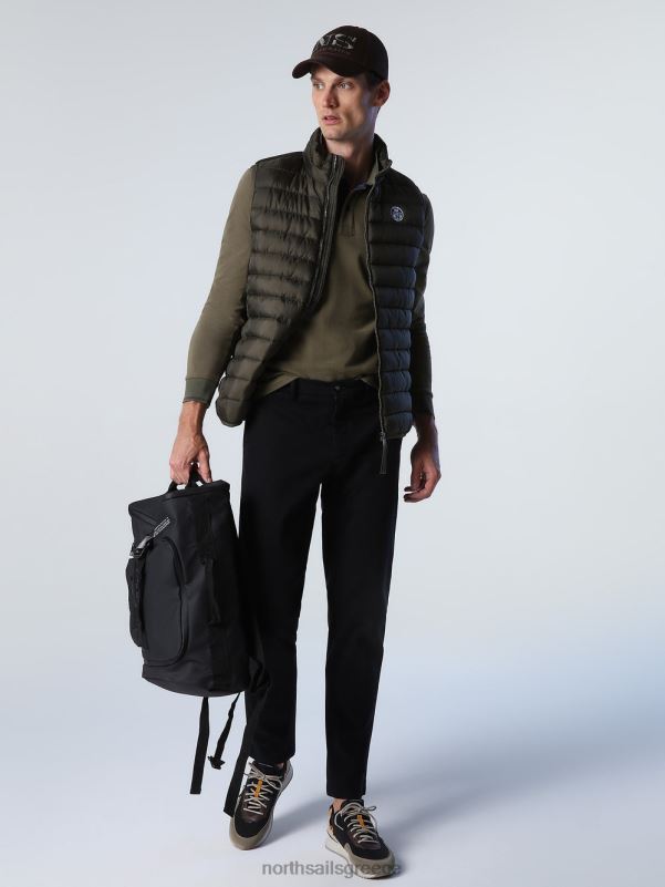 γρ North Sails άνδρες γιλέκο ουρανού πράσινο κισσό NZP8872 είδη ένδυσης