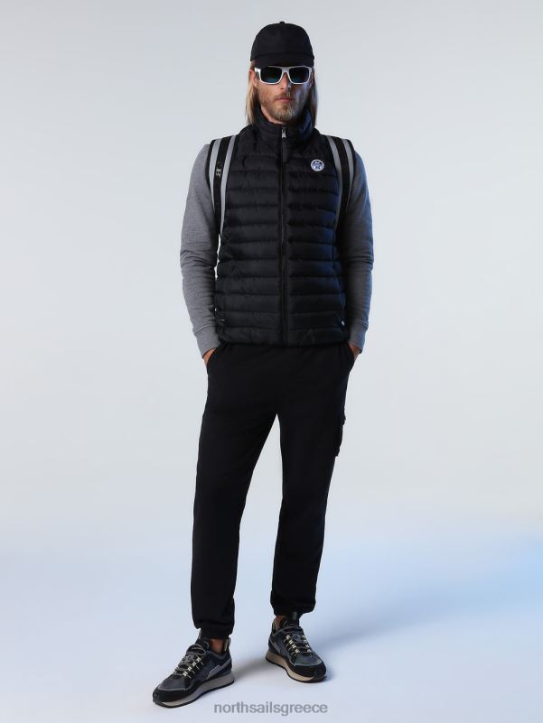 γρ North Sails άνδρες γιλέκο ουρανού μαύρος NZP8877 είδη ένδυσης