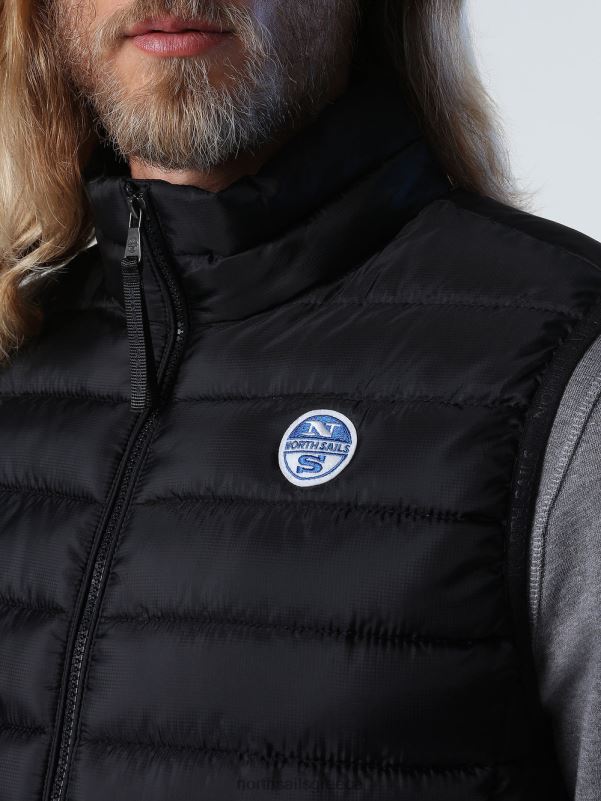γρ North Sails άνδρες γιλέκο ουρανού μαύρος NZP8877 είδη ένδυσης