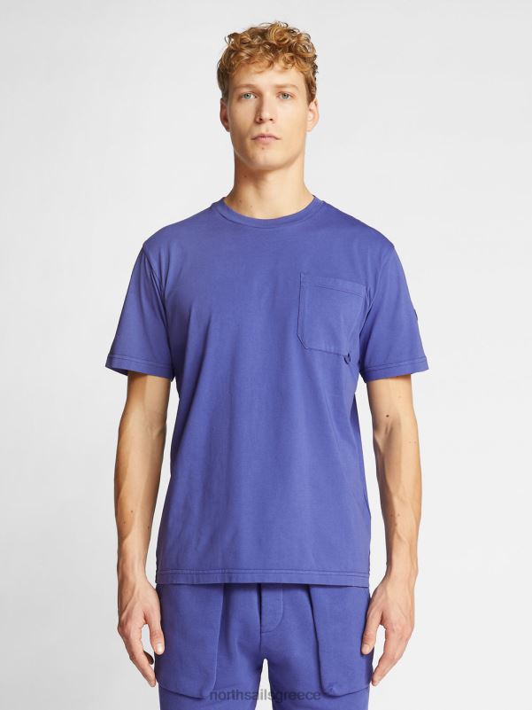 γρ North Sails άνδρες κοντομάνικο μπλουζάκι κυματοειδής NZP81101 είδη ένδυσης