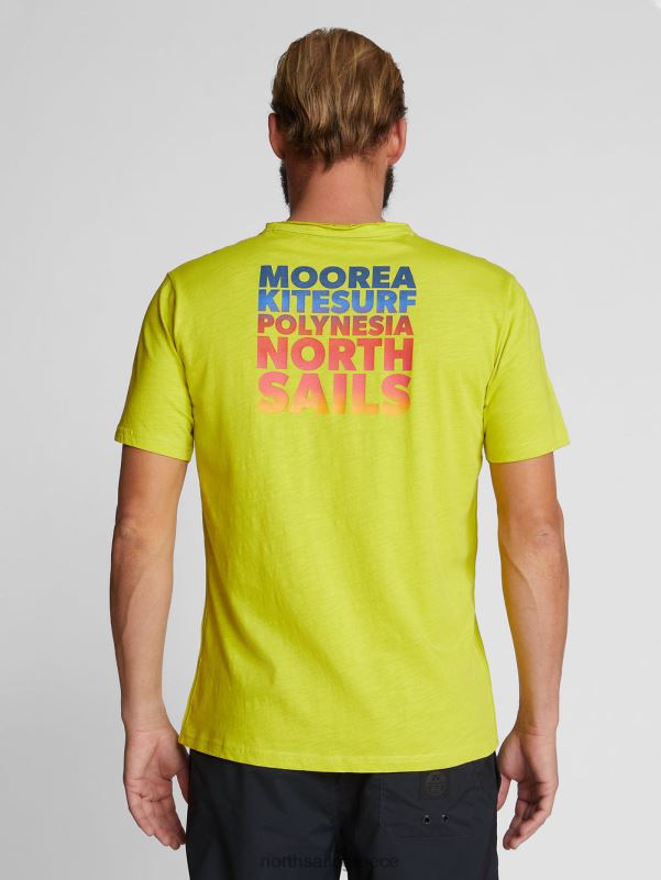 γρ North Sails άνδρες εμπριμέ μπλουζάκι θειούχο ελατήριο NZP81122 είδη ένδυσης