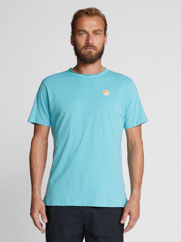 γρ North Sails άνδρες εμπριμέ μπλουζάκι μπλε του ουρανού NZP81124 είδη ένδυσης