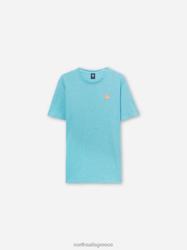 γρ North Sails άνδρες εμπριμέ μπλουζάκι μπλε του ουρανού NZP81124 είδη ένδυσης