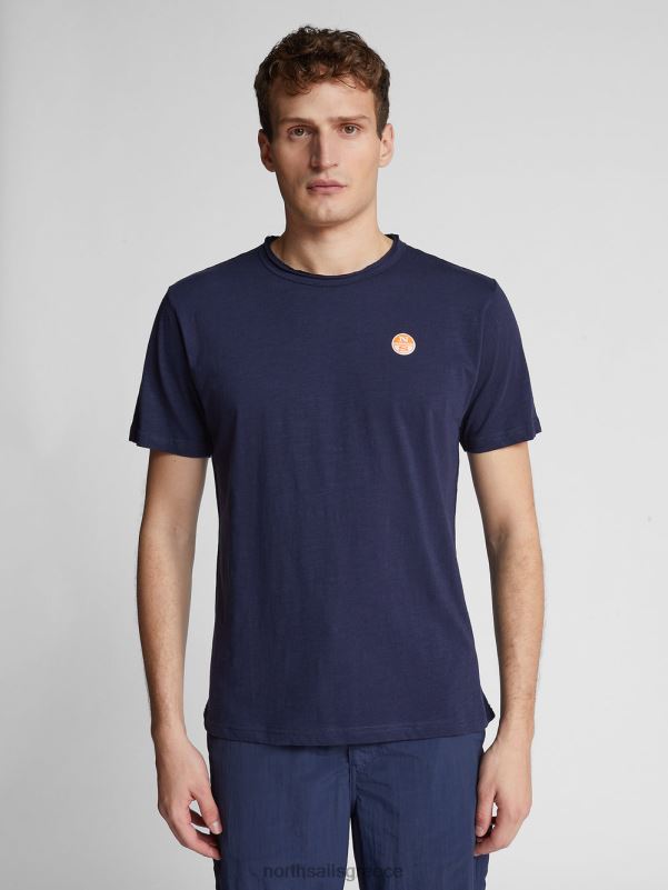 γρ North Sails άνδρες εμπριμέ μπλουζάκι ναυτικό μπλε NZP81126 είδη ένδυσης