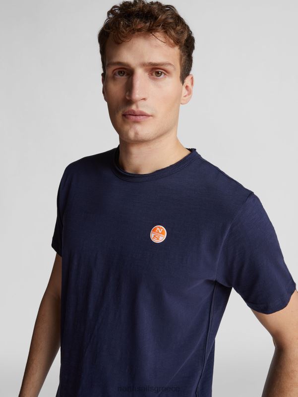 γρ North Sails άνδρες εμπριμέ μπλουζάκι ναυτικό μπλε NZP81126 είδη ένδυσης