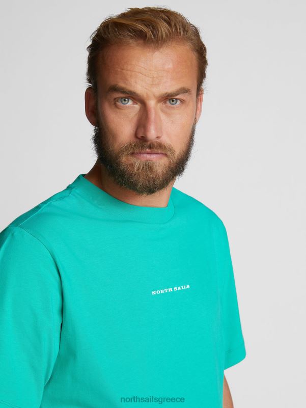 γρ North Sails άνδρες υπερμεγέθη μπλουζάκι σμαράγδι NZP81251 είδη ένδυσης