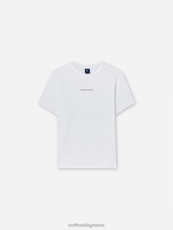 γρ North Sails άνδρες υπερμεγέθη μπλουζάκι άσπρο NZP81252 είδη ένδυσης