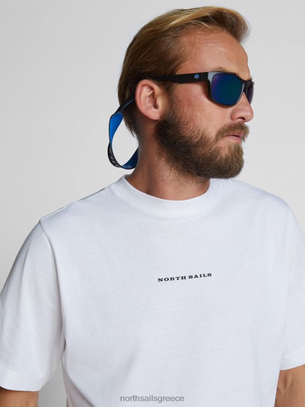 γρ North Sails άνδρες υπερμεγέθη μπλουζάκι άσπρο NZP81252 είδη ένδυσης