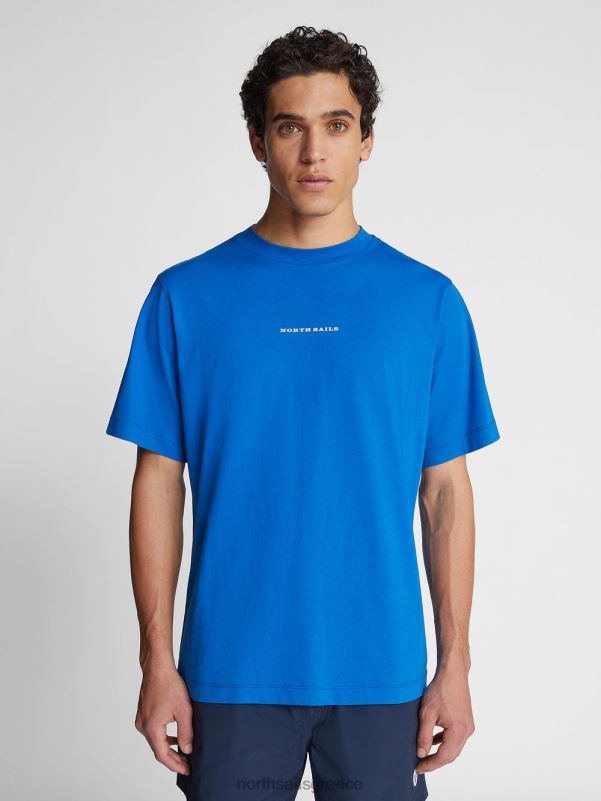 γρ North Sails άνδρες υπερμεγέθη μπλουζάκι αναπνευστήρας μπλε NZP81253 είδη ένδυσης