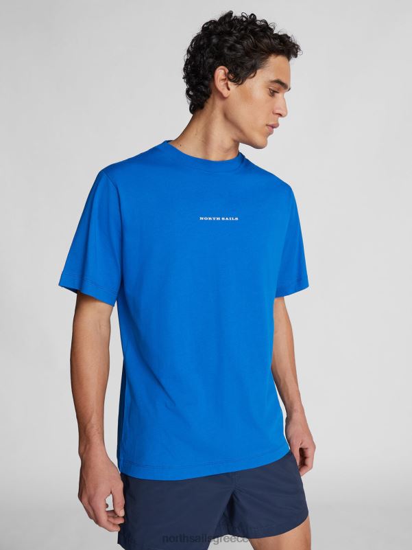 γρ North Sails άνδρες υπερμεγέθη μπλουζάκι αναπνευστήρας μπλε NZP81253 είδη ένδυσης