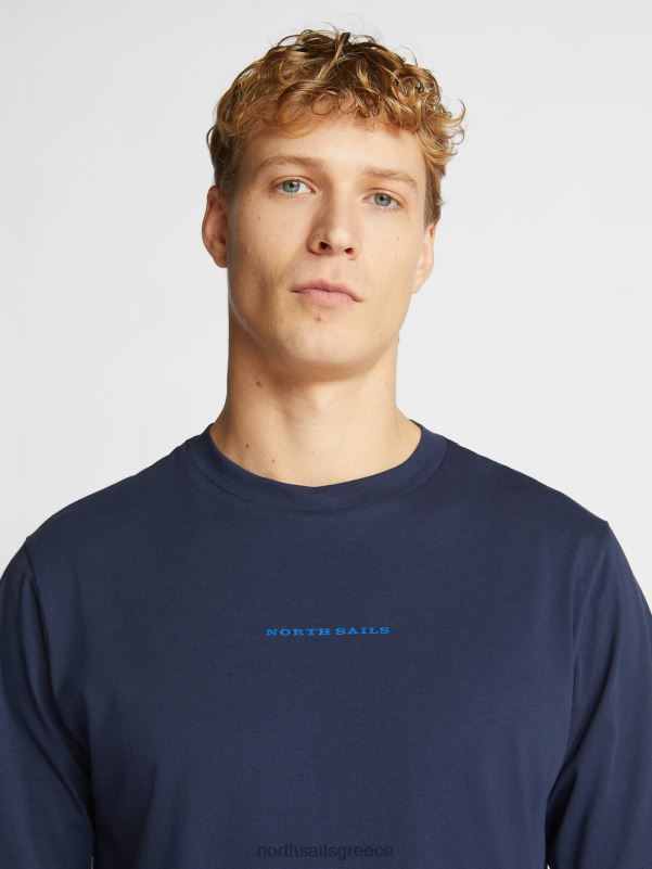 γρ North Sails άνδρες υπερμεγέθη μπλουζάκι ναυτικό μπλε NZP81254 είδη ένδυσης