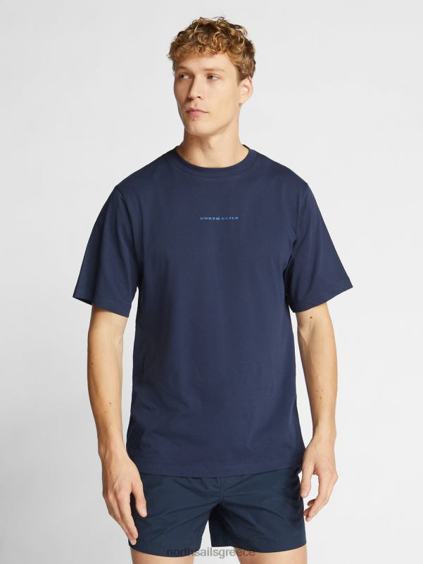 γρ North Sails άνδρες υπερμεγέθη μπλουζάκι ναυτικό μπλε NZP81254 είδη ένδυσης