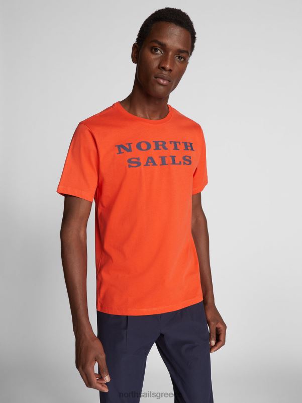 γρ North Sails άνδρες μπλουζάκι με γράμματα αστακός NZP81256 είδη ένδυσης