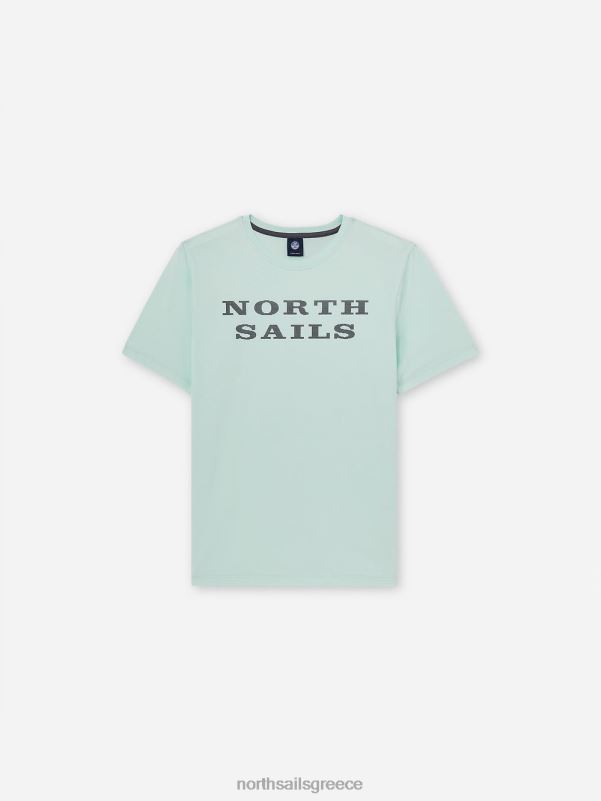 γρ North Sails άνδρες μπλουζάκι με γράμματα θαλασσινό νερό NZP81259 είδη ένδυσης
