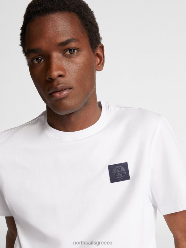 γρ North Sails άνδρες μακρυμάνικο μπλουζάκι άσπρο NZP81265 είδη ένδυσης