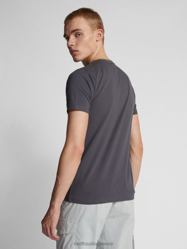 γρ North Sails άνδρες μακρυμάνικο μπλουζάκι ασφάλτος NZP81269 είδη ένδυσης