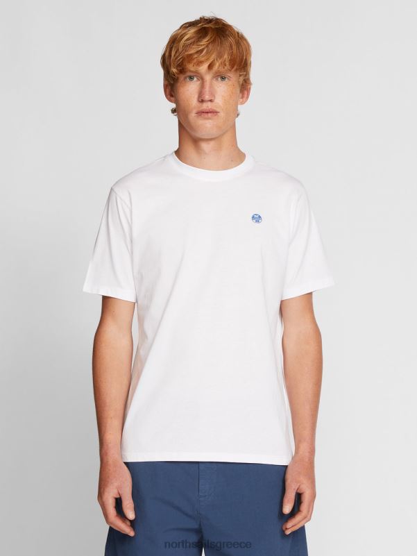 γρ North Sails άνδρες κοντομάνικο μπλουζάκι άσπρο NZP81270 είδη ένδυσης